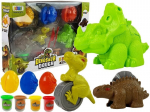 Plastiliinikomplekt "Dinosaurus", 12-osaline