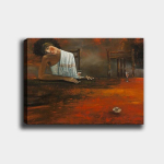 Reproduktsioon Naine koos tassiga