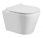 WC-pott Nore Pitea Rimless, &otilde;hukese aeglaselt langeva kaanega