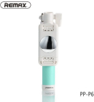 Selfie pulk (Selfie stick) Remax PP-P6 Ultra Mini Pocket Selfie Stick, helesinine