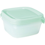 N&otilde;ude komplekt, ruudukujuline Fresh&Go Mint, 3 tk (3x0,8 l)