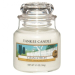 Aromaatne k&uuml;&uuml;nal Yankee Candle Clean Cotton, 105 g