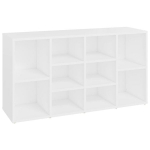 vidaXL jalatsipink, valge, 103 x 30 x 54,5 cm, puitlaastplaat