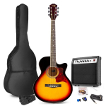 Max ShowKit elektrilise akustilise kitarri komplekt Sunburst, ShowKit
