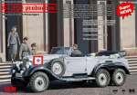 Kokkupandav liimitav mudel ICM 35531 G4 (1939. aasta v&auml;ljalase), Saksa auto reisijatega (4 kujukest) 1/35