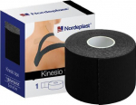 Kinesioloogiline teip Nordeplast 5cmx5m, must, N1