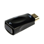 Nutiteler ja tarvik HDMI-&uuml;henduskoht VGA-ks - Gembird - A-HDMI-VGA-02 - Isane-Naine - Must v&auml;rv - 3,5 mm