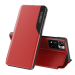 Eco Leather View Case Elegant Flip Cover with Stand Function Poco M4 Pro 5G Red (Red)