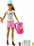 Mattel - Barbie Hiking Doll and Puppy / from Assort