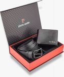 Meeste kinkekomplekt Pierre Cardin x Stevens Belt Wallet Z1