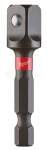 Padruniadapter Milwaukee Shockwave 1/4"-3/8" nelikant