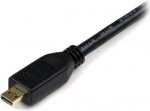Kvaliteetne HDMI kaabel Ethernetiga - STARTECH - HDMI kuni HDMI Micro - 50 cm - Must