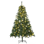 Kunstkuusk LED-tuledega, 180 cm, 745 oksatippu, roheline