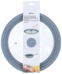 Alpina klaasist kaas, 28 cm, must