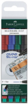 Faber-Castell permanent marker MULTIMARK 1513 F, 4 v&auml;rvi