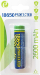 Akumulators Energenie Lithium-ion 18650 Protected 2600 mAh