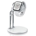 Telefonihoidja SODI ALUS APPLE WATCH SAW-300 SEERIALE 1 2 3 4 5 6 7 8 SE VALGE