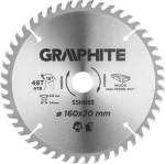 GRAPHITE ketassaag 160 mm 48 hambad