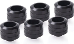 Alphacool &uuml;hendus Eiszapfen PRO 17477, 16mm, G1/4, 6 tk, messing, s&uuml;gavmust, PETG akr&uuml;&uuml;l messing klaas torudele
