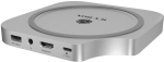 Icybox dokkimisjaam IB-DK100, 7-in-1, USB Type-C, M.2 NVMe, 4TB, 10Gbit/s, 3x USB-A, HDMI, SD/microSD, Mac Mini M4