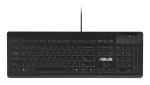 Asus klaviatuur KU100 90XB05E0-BKB050 must, USB, 2 m, 1 tk, 10 miljonit klahvi eluiga, sirge pistik, EST
