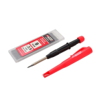 Awtools ehituslik automaatne marker AW29631, 180mm, 2.8mm, 9tk, grafiit, HB, ergonoomiline, teritajaga