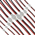 10 paari 2.0 2-pin isane emane silikoonkaabel RC Lipo aku jaoks JST &uuml;hendusega (1S)