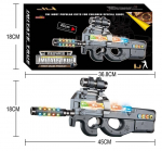 P&uuml;ss, valgust ja heli kiirgav relv 45 cm