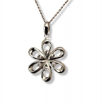 Kaelakett + ripats Beat of Love BOL-N1902z, 4,28g, 925 h&otilde;be, lill, kett 40-45 cm