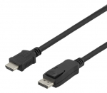 Deltaco, DisplayPort į HDMI, 4K UHD, 2 m