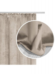 Veluurkardin Soft Velvet 140x270 A566 - beež