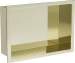 Mexen X-Wall-R s&uuml;vistatav seinariiul, 30x20 cm, Gold
