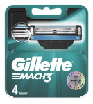 Raseerimispead Gillette Mach 3, 4 tk