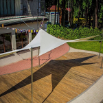 Varikatus Patio, kreemjas