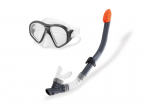 Sukeldumismask huulikuga Intex Reef Rider Swim, must