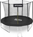 Batuut Spokey Jumper II 305 cm, must