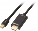 Lindy Mini Displayport to Hdmi 4k 30hz adapterkaabel, 2m