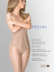 Naiste sukkp&uuml;ksid High shaper, beežid, 20 DEN