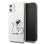 Karl Lagerfeld &uuml;mbris iPhone 11 jaoks KLHCN61CFNRC l&auml;bipaistev k&otilde;va &uuml;mbris Choupette Fun
