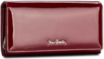 Nahast naiste rahakott Pierre Cardin, punane