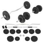 Kangi ja hantlite komplekt VidaXL, 30 kg