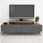 TV-laud Kalune Design 845, 140 cm, pruun/sinine