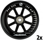 T&otilde;ukeratta rattad Nijdam 100x24 mm, 85A, 2 tk.