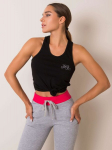 FITNESS jaoks Must naiste topp.