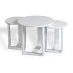 3-diivanilaua komplekt Kalune Design Mira, valge