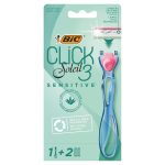 Raseerija BIC System razors SOLEIL CLICK Sensitive (1+2 tk)