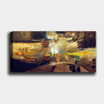 Reproduktsioon l&otilde;uendil Abstraktsioon, 30x80 cm