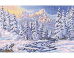 Ristpistes tikkimiskomplekt "Talve poolt v&otilde;lutud", 36.5 x 23.5, RTO