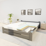 Voodi madratsiga Peace PS1 180 x 200, grafiit