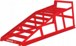Autode ramp peales&otilde;iduks vastupidavast terasest 1000 kg 815&times;200&times;270 cm 1 tk punane YT-55670 YATO